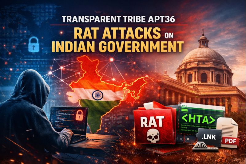 Cyber espionage targeting Indian government